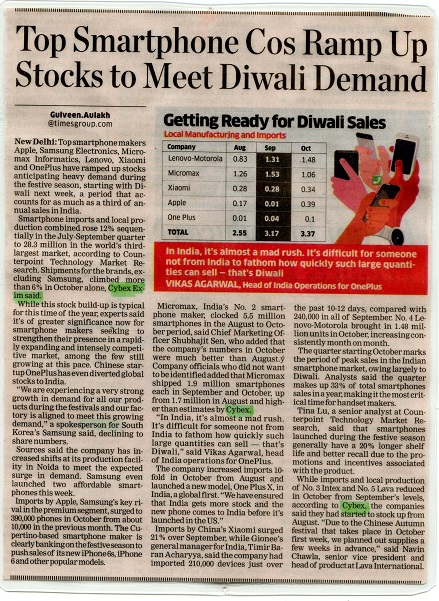 Top smartphone makers like Apple, Samsung, OnePlus ramp up stocks to meet Diwali demand